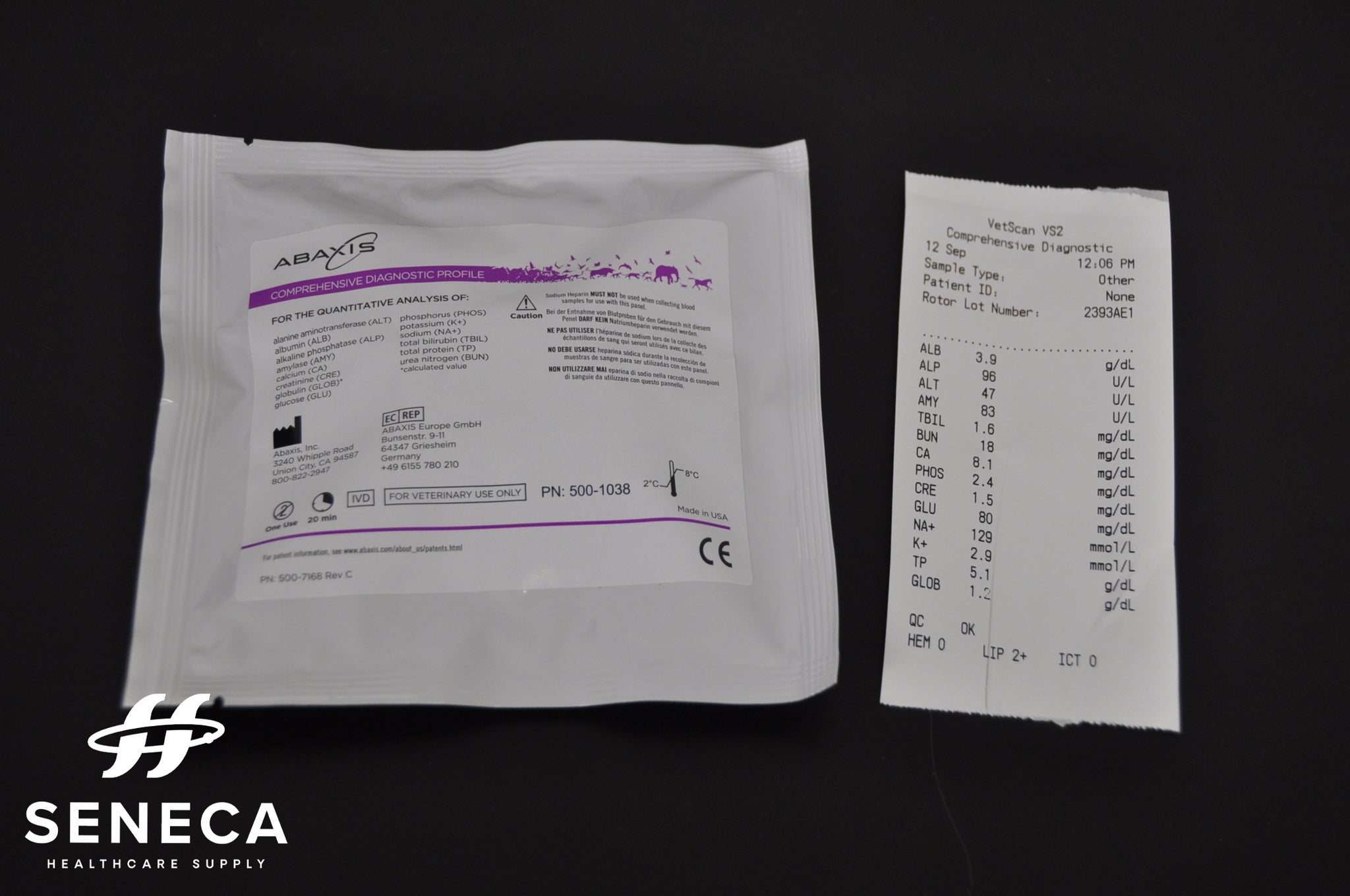 ABAXIS ZOETIS VETSCAN VS2 (2ND GEN) VETERINARY CHEMISTRY BLOOD ANALYZER