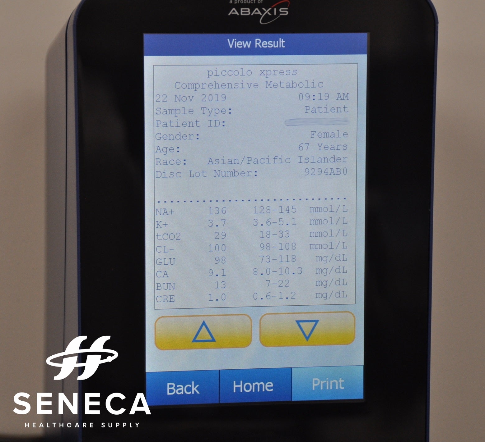 ABAXIS PICCOLO XPRESS (2ND GEN) CHEMISTRY BLOOD ANALYZER CLIA WAIVED ...